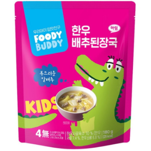 하림 푸디버디 한우 배추된장국 180g [7개] - 에누리 가격비교