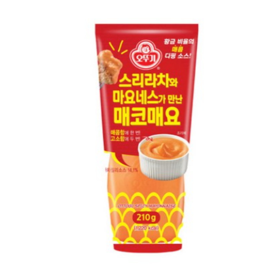 오뚜기 스리라차와 마요네스가 만난 매코매요 210g