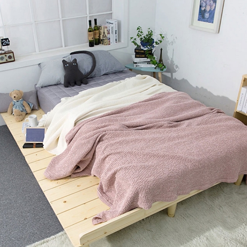 에보니아 파인 평상형 침대 Q