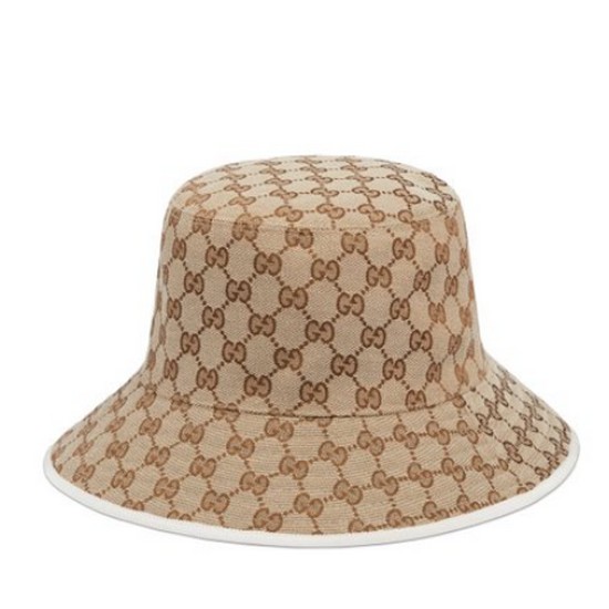 구찌 GG 캔버스 및 스터럽 프린트 리버서블 모자 768481 4HA6Z 9078