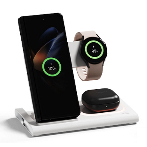 무아스  플랫스퀘어 3in1 무선충전기