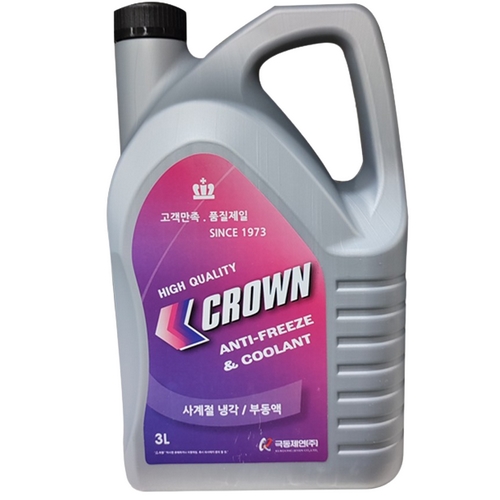 극동제연  크라운 사계절 부동액 레드 3L