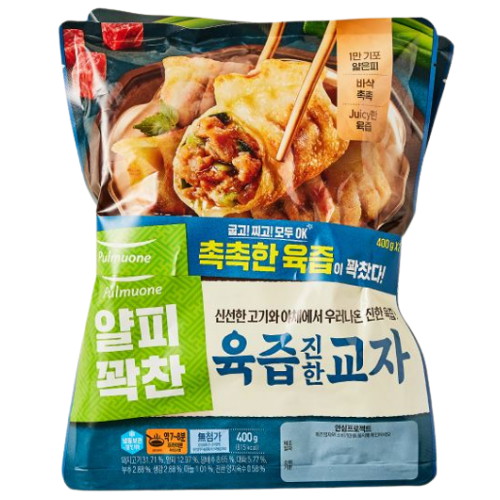 풀무원  얄피꽉찬 육즙 진한 교자 400g