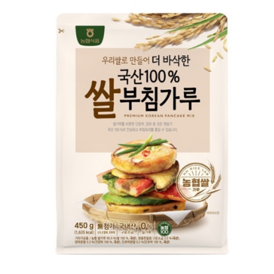 농협식품 국산 100% 쌀 부침가루 450g