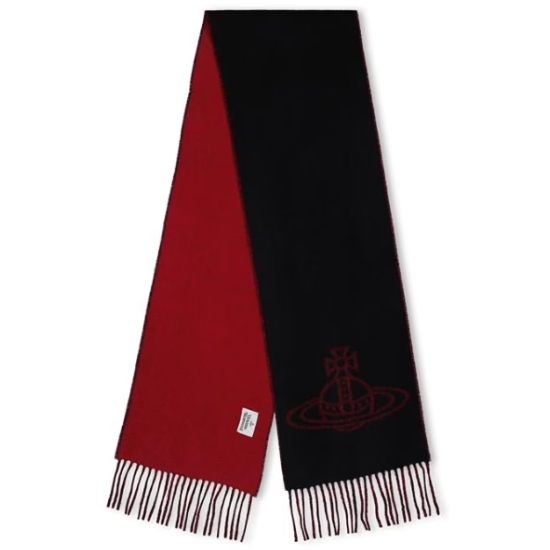 비비안웨스트우드 더블 페이스 싱글 오브 머플러 81030006 W00QL