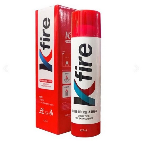 한국소방  K 파이어 스프레이 소화기 427ml