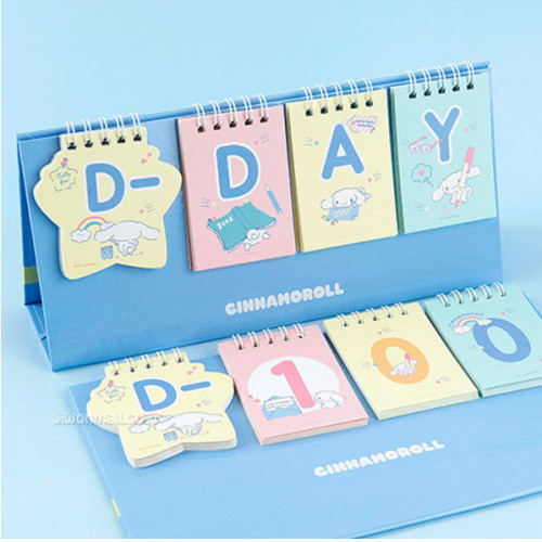 올림포스  산리오 시나모롤 디데이 만년 탁상 캘린더