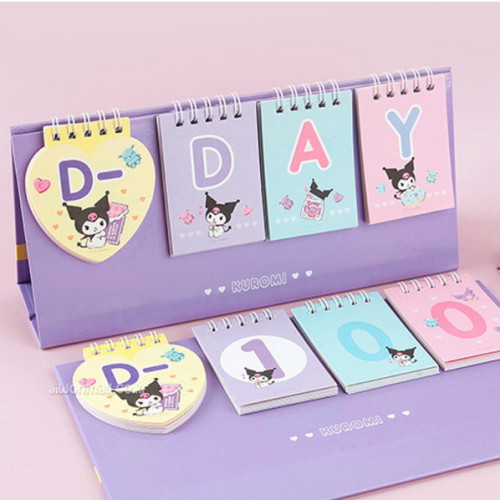 올림포스  산리오 쿠로미 디데이 만년 탁상 캘린더