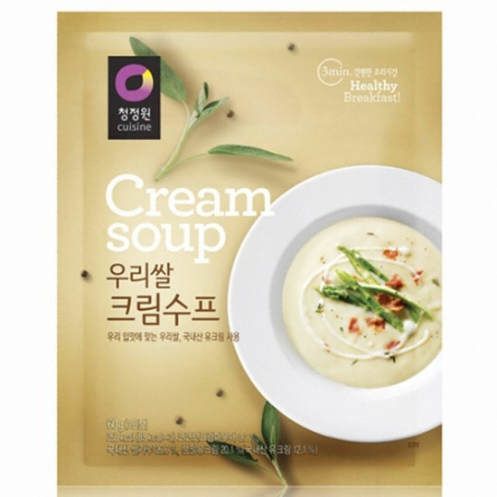 대상 청정원 우리쌀 크림수프 60g