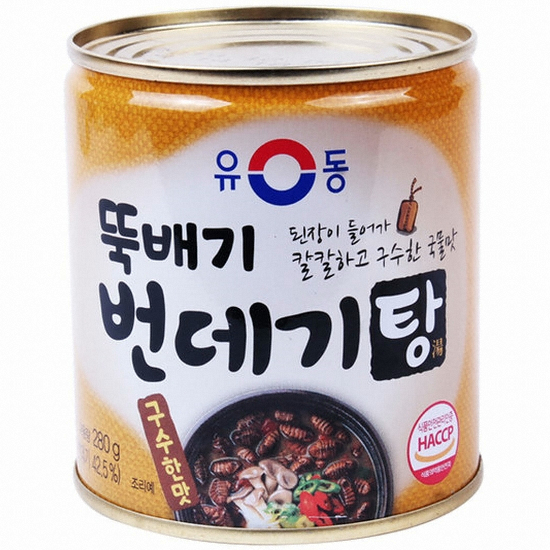 유성물산교역 유동 뚝배기 번데기탕 구수한맛 280g