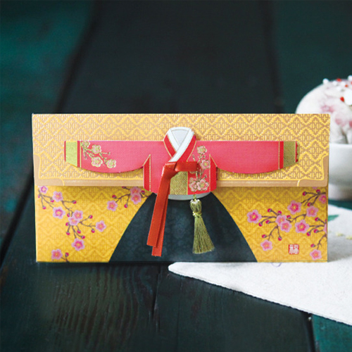 프롬앤투  복숭아 한복 용돈봉투 FB209-6