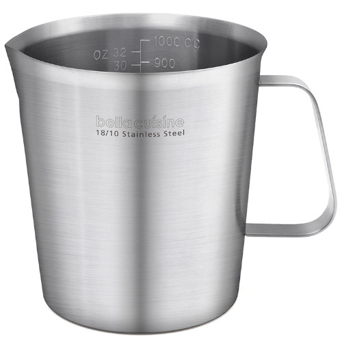 리빙스타  벨라쿠진 스테인리스 스틸 계량컵 1L