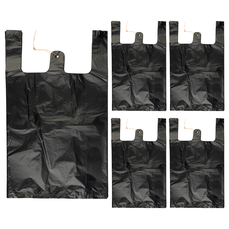 베로나  손잡이 마트봉투 검정 8L 100매