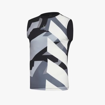 스파이더 트레이닝 프로웹 패턴 컴프레션 슬리브리스 SPHPCNSL201MBLK