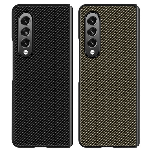 데켄스  갤럭시Z 폴드2 레더 카본 케이스