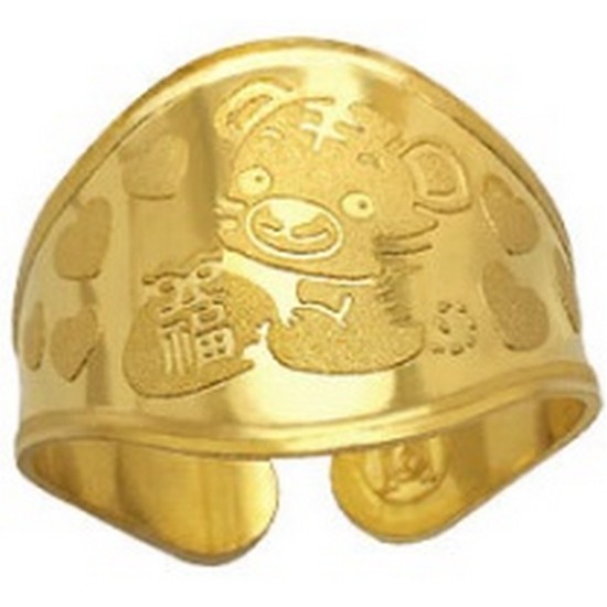 베스트금거래소  호랑이 돌반지 3.75g