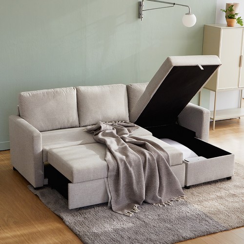 베스트리빙 코나 패브릭 소파베드 4인용