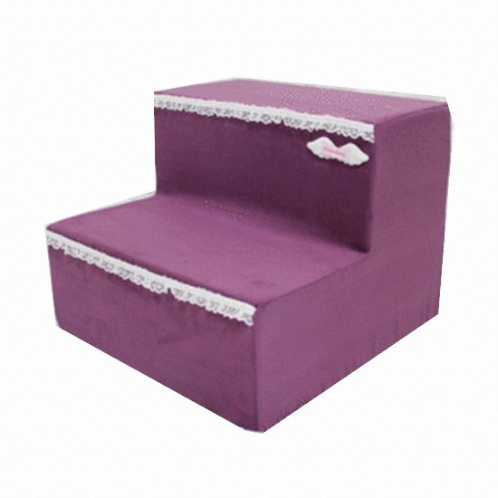 퍼피나라 분홍하우스 심플 2단 스텝