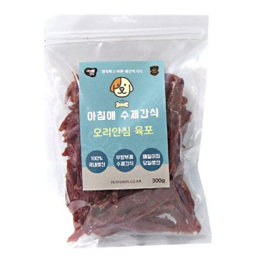 아침애 오리안심 육포 300g