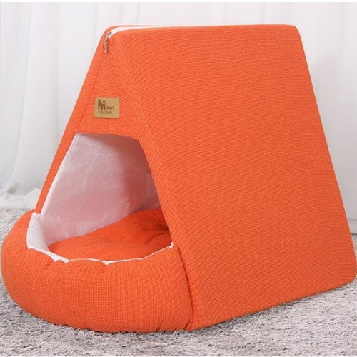 엠펫 텐트형 하우스 오렌지