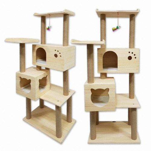 펫이랑 에델바이스 원목캣타워