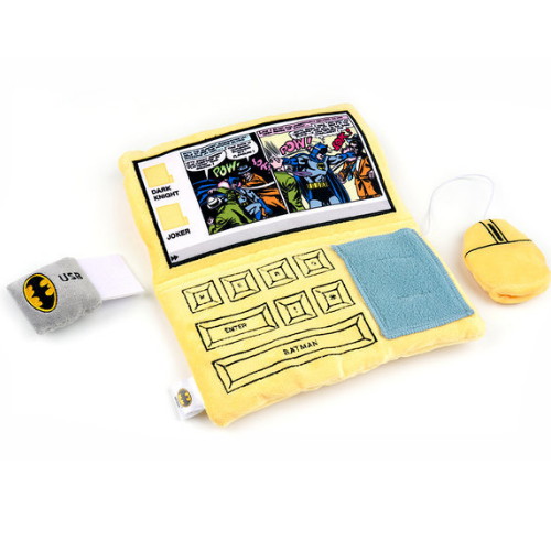 패리스독 배트맨 컴퓨터 플레잉 토이 노즈워크 옐로우