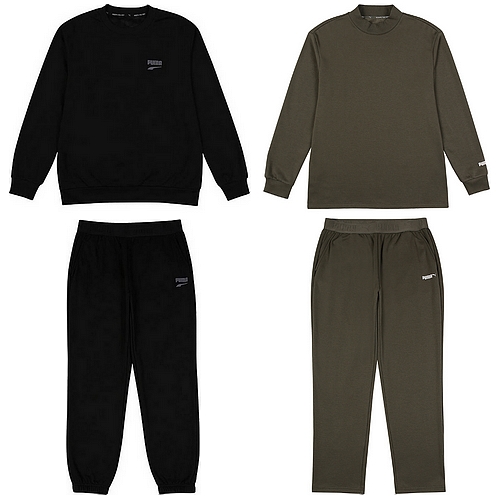 푸마바디웨어 23FW 남성 웜셀 융기모 원마일웨어 셋업 패키지 4종