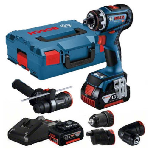 보쉬 GSR 18V-90 FC + 어댑터 4종