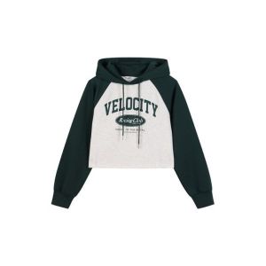 탑텐 여성 더블니트 그래픽 스웨트 후디 MSE1TH2001