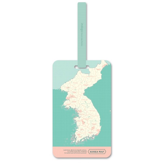 인디고 코리아맵 네임텍