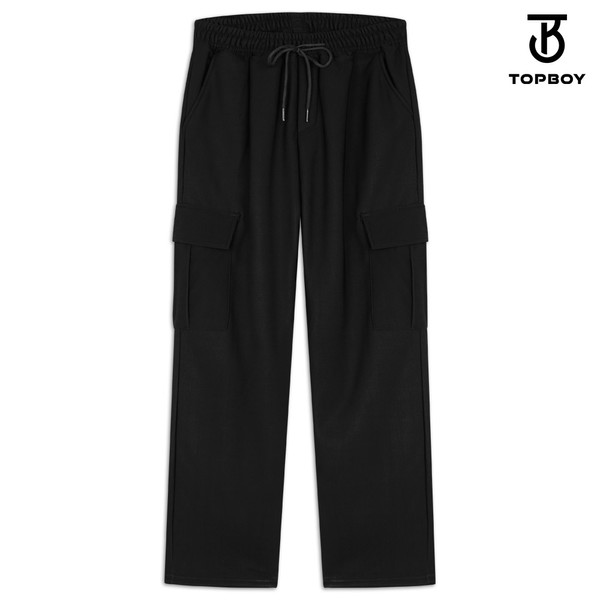 탑보이 소프트 스웨이드 포텐 카고 와이드 팬츠 LC104