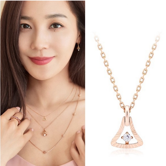 다이아미  럭키벨 다이아몬드 목걸이 UGDN0779UC