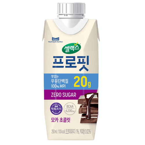 매일유업 셀렉스 프로핏 모카 초콜릿 250ml