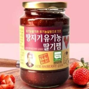 땅지기 유기농 딸기쨈 600g