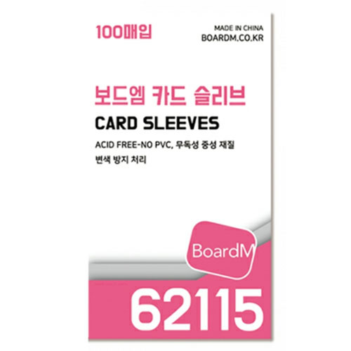 보드엠팩토리  카드 슬리브 62115 100매