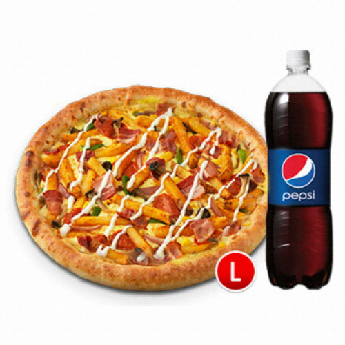 기프티쇼 베이컨포테이토 치즈크러스트L + 펩시 1.25L