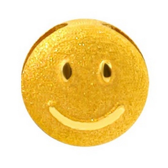 한국금다이아몬드  금 행운 스마일 볼 펜던트 1g