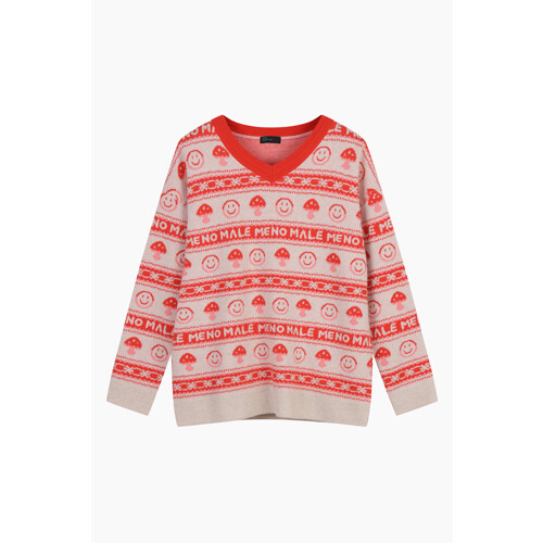 베네통 버섯 스마일 니트 BAKP49361