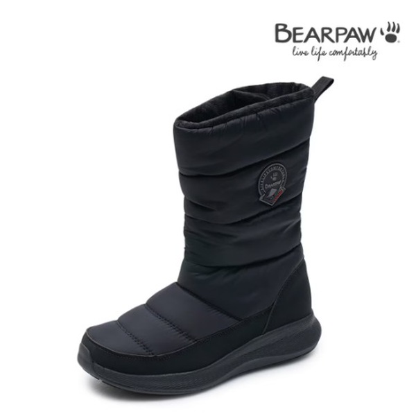 베어파우 RILEY TALL 블랙 여성 방수부츠 방한부츠 K2768152PD-W