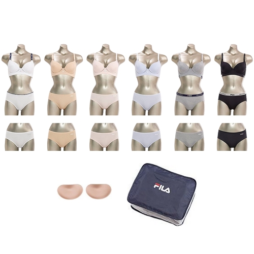 휠라언더웨어 365 에어핏 테크 브라팬티 패키지