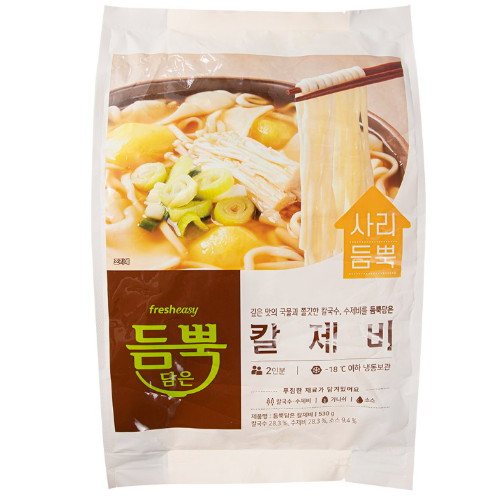 프레시지 듬뿍담은 칼제비 530g [4개] - 에누리 가격비교