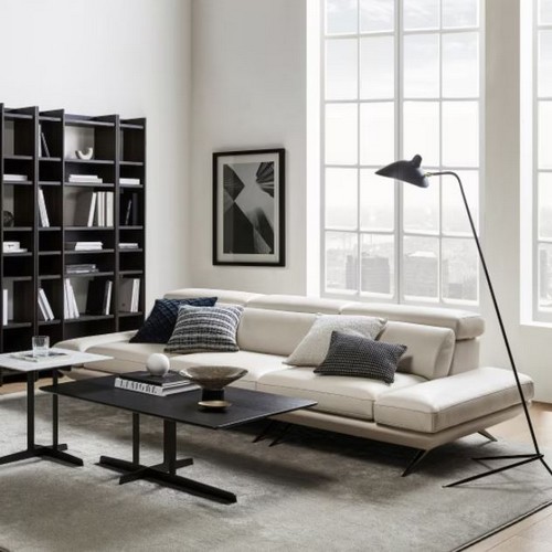 까사미아 뉴하이브 천연가죽 소파 4인용