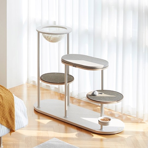 일룸 캐스터네츠 커스텀 캣타워 L 투명해먹형