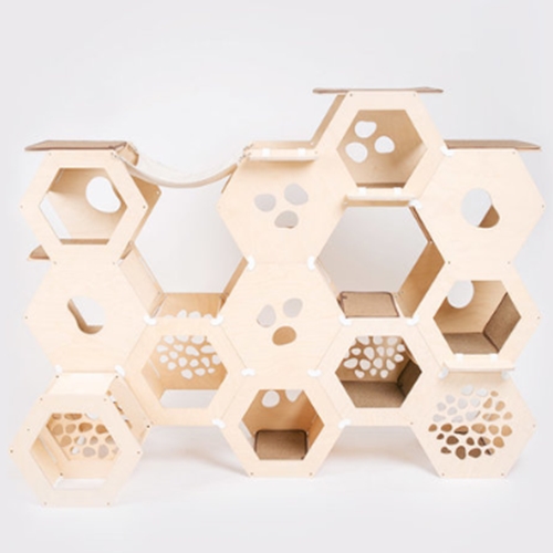 몬도미오펫 벌집캣타워 U6패키지