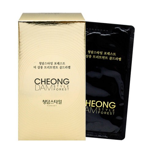 청담스타일 포레스트 더 살롱 트리트먼트 골드라벨 8ml 10매입 [1개] - 에누리 가격비교