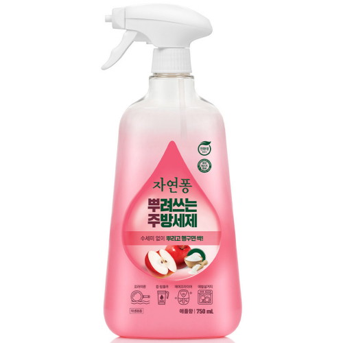 자연퐁 뿌려쓰는 주방세제 애플향 750ml