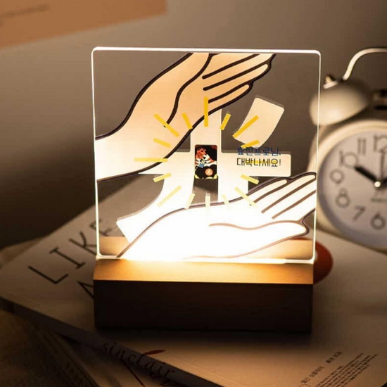 뽀르띠  대박 화투 오광 골드바 무드등 거치대 3.75g