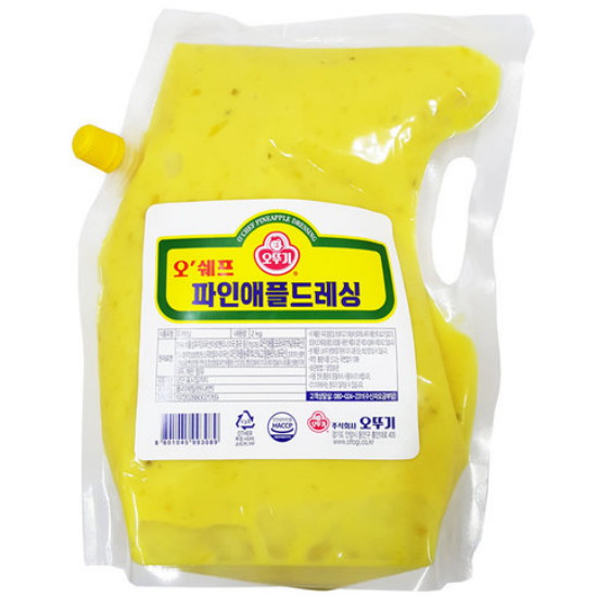 오뚜기 파인애플 드레싱 2kg