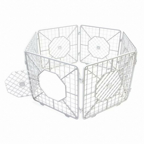 펫토리아 한칸뚝딱 플라스틱 애견 강아지 울타리 그레이