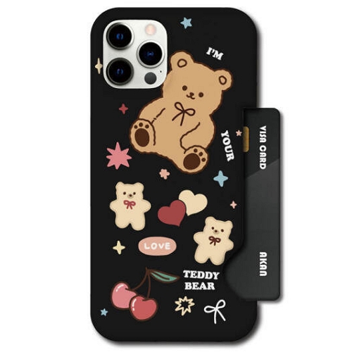 아칸  아이폰12 프로 맥스 페이즈드림 테디베어스1 인서트 케이스